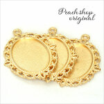 【15枚】No.1996/KCゴールド★ミール皿★40mm×30mm