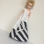 ジェニー・バービーサイズ アシンメトリートップス