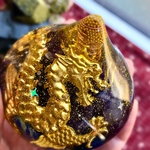 龍✧︎✧︎宝珠✧︎✧︎  宝珠型オルゴナイト(大)