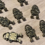ロボット ブロンズ チャーム 8個 セット
