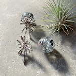 シルバースター×グリッターキャッチピアス
