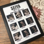 新作⭐︎エコー写真ポスター(モノクロ)