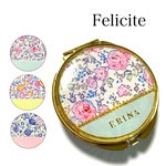 再販×5＊【名入れ】リバティ 春色＊フェリシテ　ラウンドピルケース/アクセサリーケース