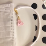本物のピンクあじさいのマスクチャーム♡
