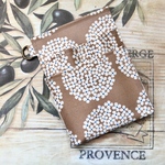 【再入荷☆】撥水加工♡ポケット用オーガナイザー♡ペンポーチ ペンケース 北欧 あじさい ベージュ 看護師