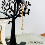 SWAROVSKIクリスタルパールのゆらゆらメガネチャームorマスクチャーム