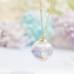 紫陽花 ハーバリウムネックレス