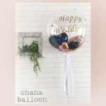 大人可愛いハート入りバルーン