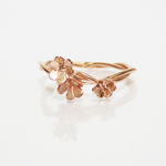 小さな小さなクローバーリング(pink gold)