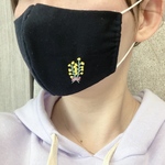 お花屋さんのマスク❁¨̮ミモザ