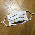 大人用桜柄のプリーツマスクカバー(男女兼用・送料無料)