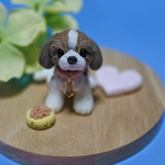 シーズー＊オリジナルタイプ＊樹脂粘土＊わんこ＊犬＊