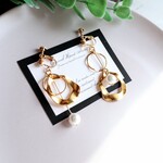 ゴールド サークル イヤリングorピアス
