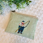 刺繍ティッシュポーチ(釣り人)