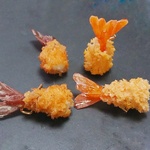 【再販】食品サンプル◆エビフライのしっぽ ポニーフック