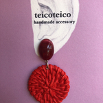 rattan  pierce or earring