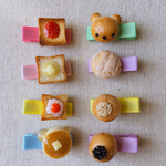 本物のパンで出来たベビークリップ（パステルカラー）