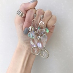 NEW❤︎クリアメタルのゆらゆらスパンコールピアス/イヤリング＊P200407
