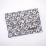 リバティ 母子手帳ケース ストロベリー・フィースト/グレイッシュブラウン B6サイズ マルチケース