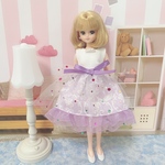 90【再販 21】リカちゃんワンピース☆ハンドメイド 