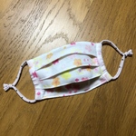[コピー] 大人用桜柄のプリーツマスクカバー(男女兼用)