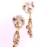 レジン クリアフラワー 花びらピアス✿