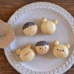 ミニチュアパンに顔をかいてみよう