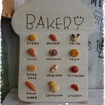 送料込み♡受注製作🖤nonmel bakery第4弾♡食パン型ミニチュアパンボード 