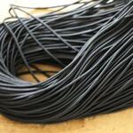 手作りマスクに！ウーリーゴム1.8㎜【ブラック】３ヤード