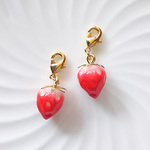 【マスクチャームにも♪】ひとつぶいちごのミニチャーム