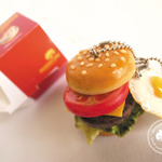 ☆再販☆ Hamburger with eggキーホルダー