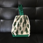 上靴袋.ウッド緑
