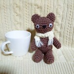 あみぐるみ ＊おすわりクマさん＊