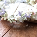 flower crown花冠ウェディング結婚式ヘッドドレス