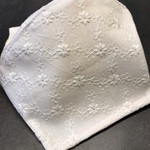 ハンドメイド マスク コットンレース