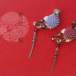 【再×8販】菊花の舞　片耳イヤーカフ（イヤリング）