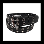 再販【PU_leather punk ベルト 。】 ﻿﻿バックル パンチング レザー ゴシック パンク ロック  病みかわいい  モード