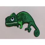 カメレオン刺繍ワッペン　中
