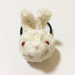 《Gypso。。＊様専用》まっ白うさぎのヘアゴム