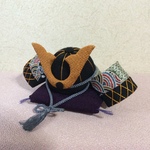 ちりめん細工：端午の節句かぶと飾り(5)