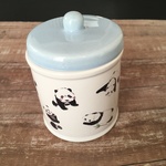 パンダいっぱい 蓋つき小物入れ 名入れ可！