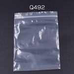 Q492  1000枚  プラスチック袋 チャック付ポリ袋 7×10cm クリア  2×【約500枚】