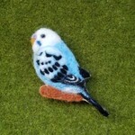 ♡羊毛フェルト　インコさんブローチ♡