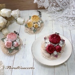 SALE★薔薇と鈴蘭の3wayバックチャーム(赤)