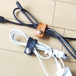 ◎専用ページです◎ ヌメ革のコードクリップ  ３個入り