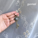 鍵モチーフのキーホルダー