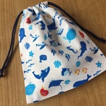 シーパラダイス(白色)・巾着袋(コップ袋)