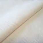 アイボリー 毘沙門亀甲模様 正絹紋意匠 丹後ちりめん【100cm×36cm】反物より裁断 和布 生地 はぎれ リメイク素材 silk100%