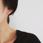 14kgf シンプルチェーンピアス