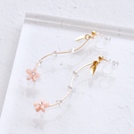 Anemone‬﻿ イヤリング／ピアス｜Silky Pink‬﻿ (シルキーピンク)｜金属アレルギー対応｜サージカルステンレス｜ノンホールピアス｜アクリルアクセサリー｜14kgf｜母の日
